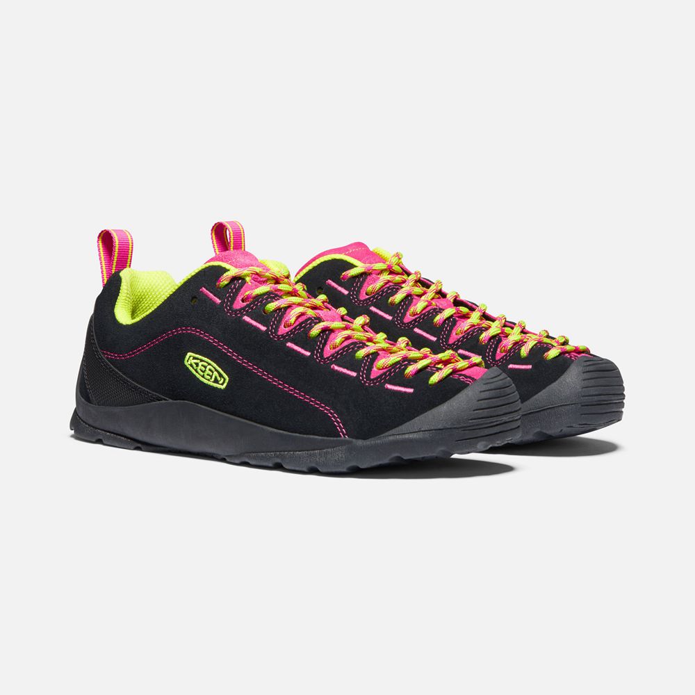 Keen Sneakers Dam Svarta/Rosa - Jasper Suedes - 259680FEJ